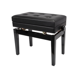 Crown CPS-6AS Deluxe Tufted Adjustable Piano Bench
